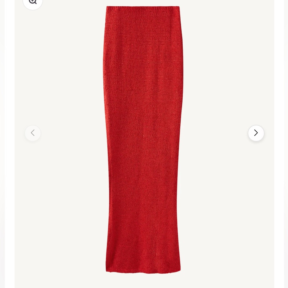 ASTA RESORT CAROLINA CAMISOLE & SKIRT IN ROSSA SEQUIN, SIZE SMALL - Picture 7 of 7